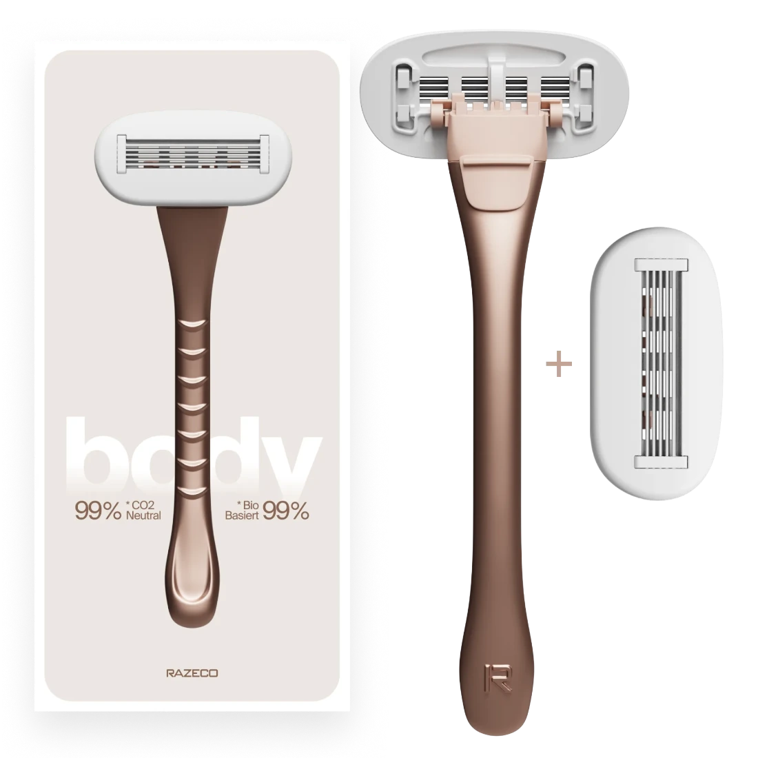 Razeco5 Plastikfreier Nassrasierer · Body