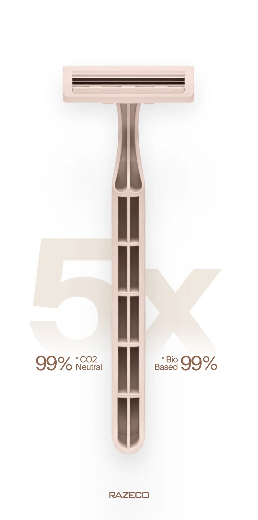 Razeco3 Rose Einwegrasierer