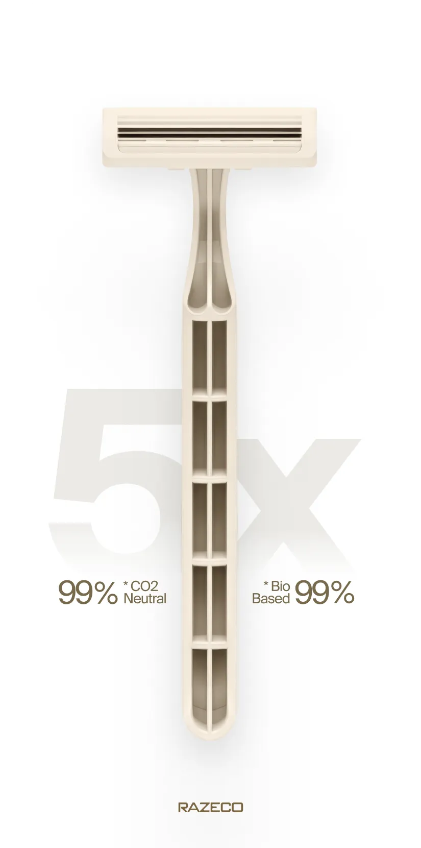 Plastikfreie Einwegrasierer