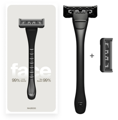 Razeco5 Plastikfreier Nassrasierer · Face
