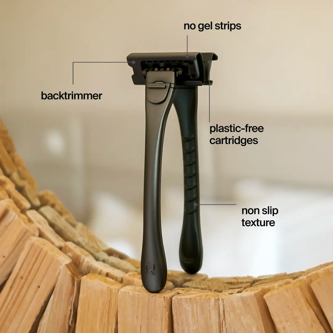 Razeco5 Plastikfreier Nassrasierer · Face