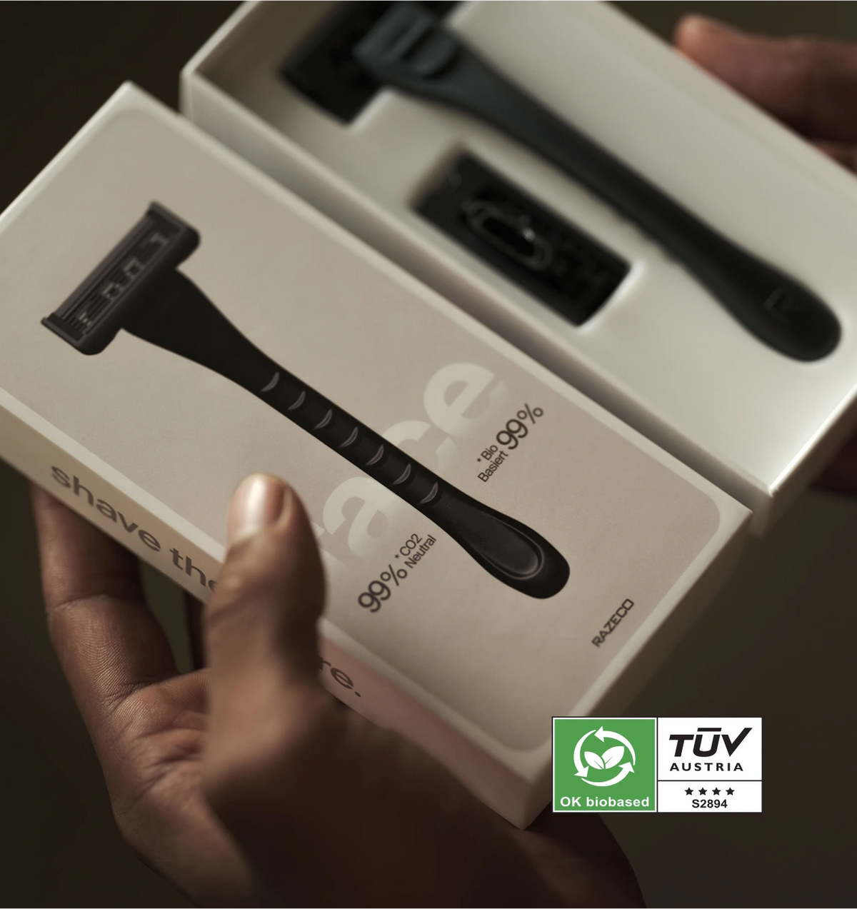 Razeco5 Plastikfreier Nassrasierer · Face
